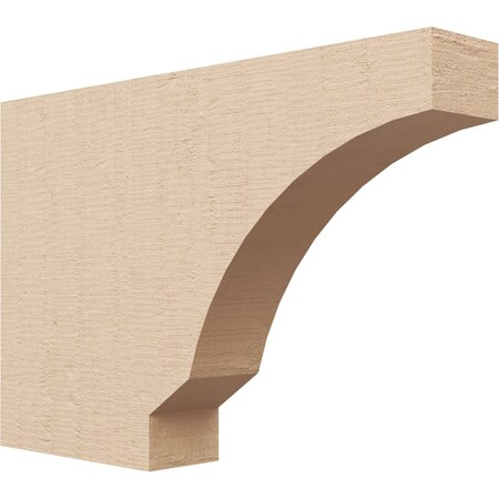 Ekena Millwork 2in. W x 8in. H x 12in. L Moab Woodgrain TimberThane Rafter Tail, Primed Tan RFTUR02X08X12MOARCPR